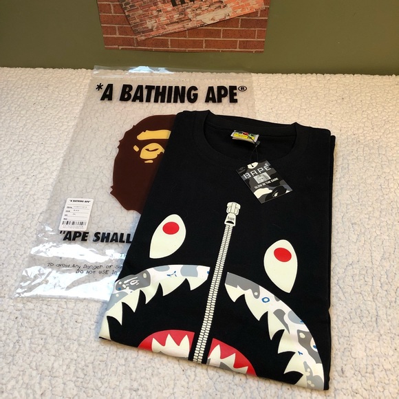Bape Other - Bape space camo long sleeve shark.